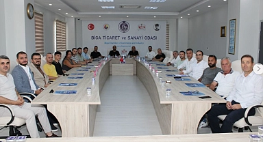 Biga TSO ile İnegöl Heyeti arasında iş birliği görüşmeleri