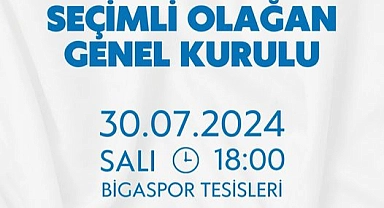 Bigaspor kongresi 30 Temmuz'da düzenlenecek