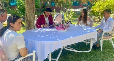 Çağlar ile Emine çifti dünyaevine girdi