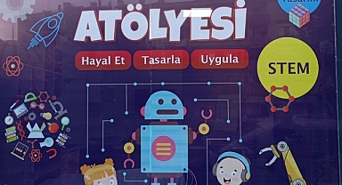 Çan'da robotik kodlama atölyesi
