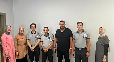 Çan Devlet Hastanesi'nde mavi kod tatbikatı