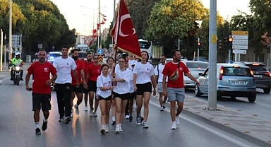 Çanakkale'de "15 temmuz sancak koşusu" yapıldı