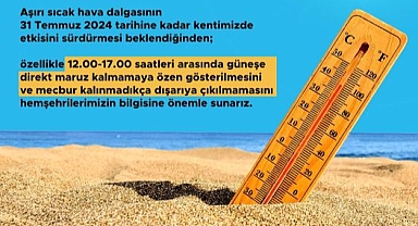 Çanakkale'de hava çok sıcak!
