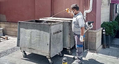 Çanakkale'de sineklere karşı mücadele