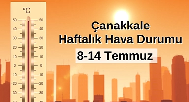 Çanakkale haftalık hava durumu