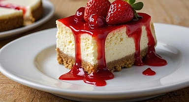 Çilekli Cheesecake tarifi