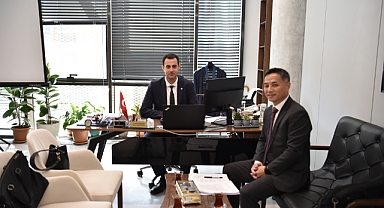 Çin Başkonsolos Yardımcısı Jıan'dan Çanakkale Belediyesi'ne ziyaret