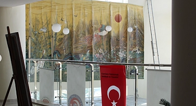 ÇOMÜ Hastanesi’nde sanat eseri