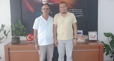Ercan Kayan'dan Başkan Öztürk'e ziyaret