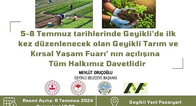 Geyikli Tarım ve Kırsal Yaşam Fuarı başlıyor