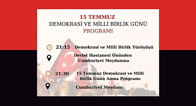 Gökçeada’nın 15 Temmuz programı
