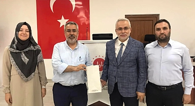 Gömeç İlçe Müftülüğüne Mehmet Ali Bal Hoca veda ediyor