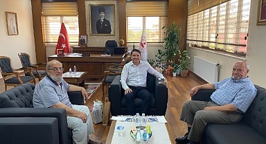Kaymakam Göktaş ziyaretçilerini ağırladı