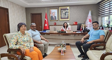 Köken ailesinden Müdür Türkarslan'a ziyaret