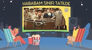 Lapseki'de açık hava sineması