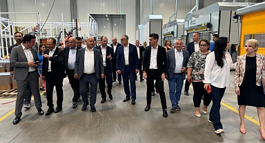 Milletvekili Gider, Romanya'da bulunan Türk firmalarını ziyaret etti