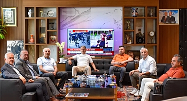 Milletvekili Güneşhan'dan Başkan Yalım'a ziyaret