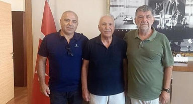 Mustafa Yılmaz, İl Genel Meclis Başkanı Halil Ertuğrul'u ziyaret etti