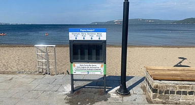 Plajlara izmarit atık ünitesi