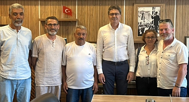Roman Dernekleri temsilcilerinden Ensar Aytekin’e ziyaret