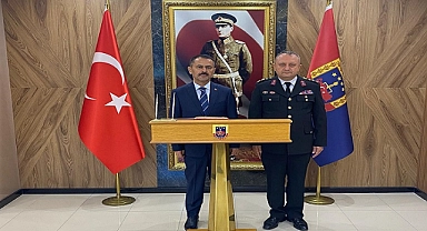 Vali Aktaş'tan veda ziyareti