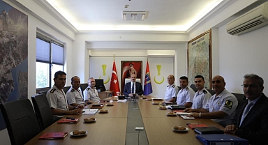 Vali Toraman'dan İl Jandarma Komutanlığına ziyaret