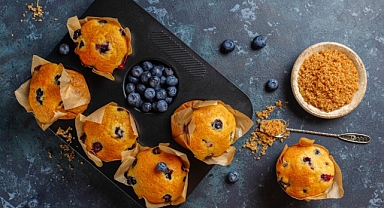 Yaban mersinli muffin tarifi