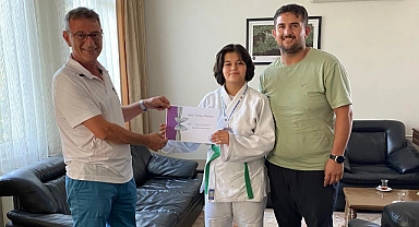 Yenice Belediyesi'nden başarılı judocuya tebrik