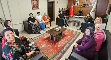 AK Parti İl Başkanlığı'ndan Kadın Kolları Başkanlarına ziyaret
