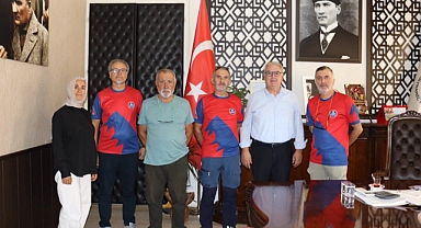 Başkan Atılgan, konuklarını ağırladı