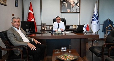 Başkan Elbi'den Başkan Şen'e ziyaret