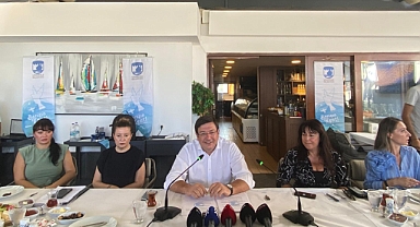 Başkan Erkek ilk basın toplantısında projeleri ve Troia Festivali'ni anlattı