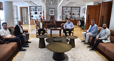 Başkan Erkek, İYİ Parti heyetini ağırladı