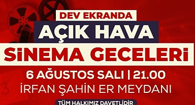 Biga'da açık hava sinema geceleri başlıyor!