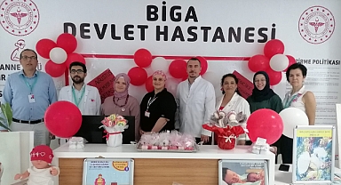 Biga'da Emzirme Haftası etkinliği
