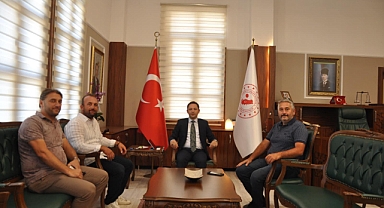 Biga Kaymakamı Ercan Kayabaşı'ya ziyaretler sürüyor