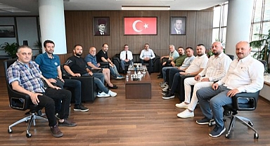 Bigaspor yönetiminden Başkan Şen'e ziyaret