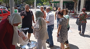 Çan'da aşure hayırları devam ediyor