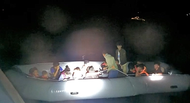Çanakkale açıklarında 10 düzensiz göçmen yakalandı