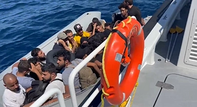 Çanakkale açıklarında düzensiz göçmen operasyonu