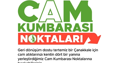 Çanakkale'de cam atıklar geri dönüştürülüyor