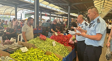 Çanakkale'de meyve ve sebze ticareti üzerine denetimler devam ediyor