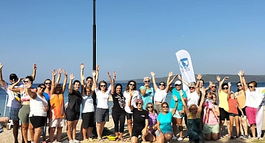 Dardanos Halk Plajı'nda Nörogelişimsel Yoga Etkinliği