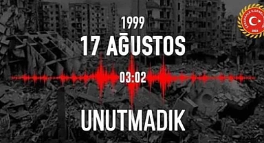 Ertuğrul'dan 17 Ağustos depremi anması