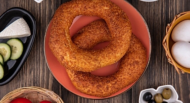Evde simit yapımı