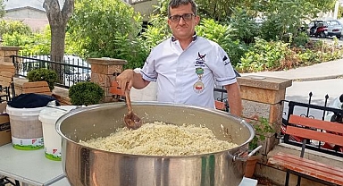 Göleköylü Metin Çapar'dan hayır yemeği