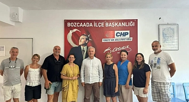 İsmet Güneşhan, Bozcaada'yı ziyaret etti