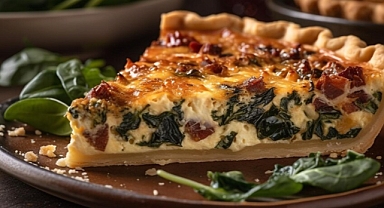 Ispanaklı sucuklu tart
