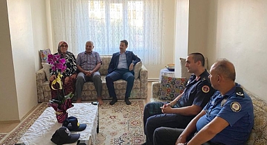 Kaymakam İrdelp'ten Şehit ailesine ziyaret