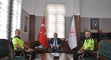 Kaymakam Kayabaşı konuklarını ağırladı